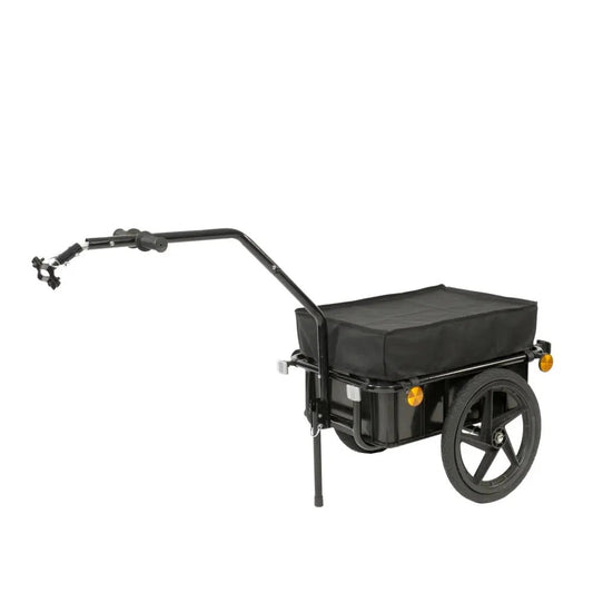 BikeCargoDetachableTrailerTrolleyWithDropDownFootStand
