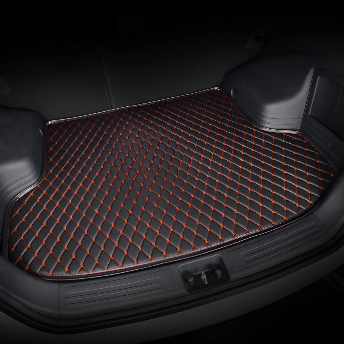 Black&OrangeCustomBootMats