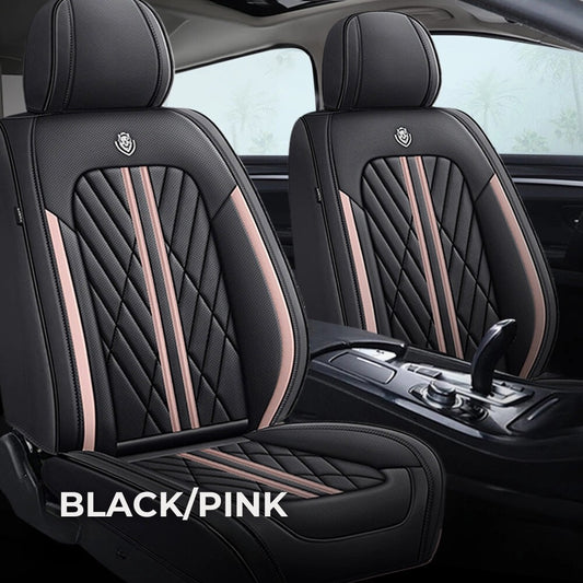 Black&PinkSeatCovers