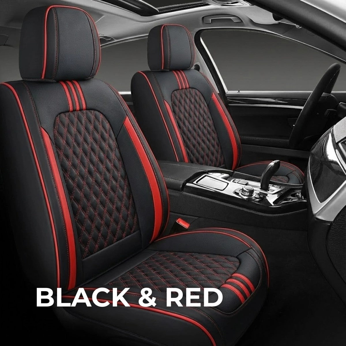 Black&RedCarSeatCovers