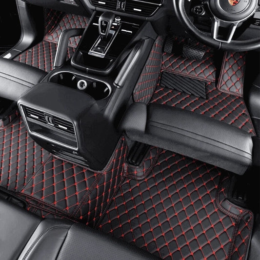 BLACKCARMATSWITHREDSTITCHING