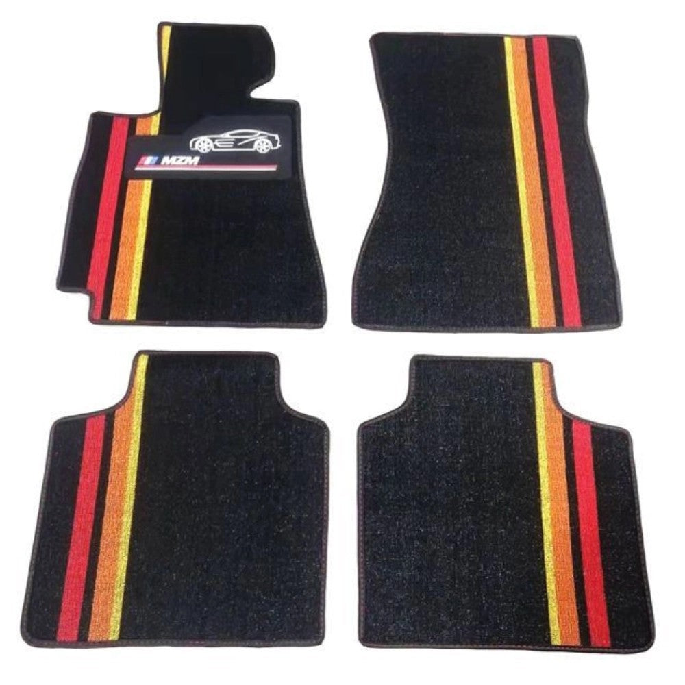 BlackMultiColourDoublelayermats