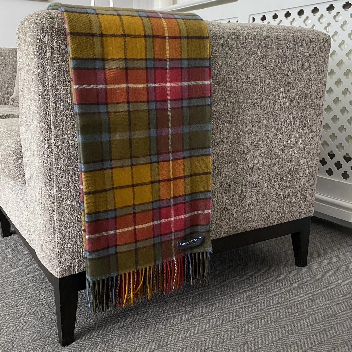 BuchananAncientTartanLambswoolThrow
