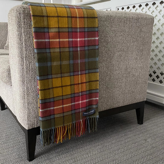 BuchananAncientTartanLambswoolThrow