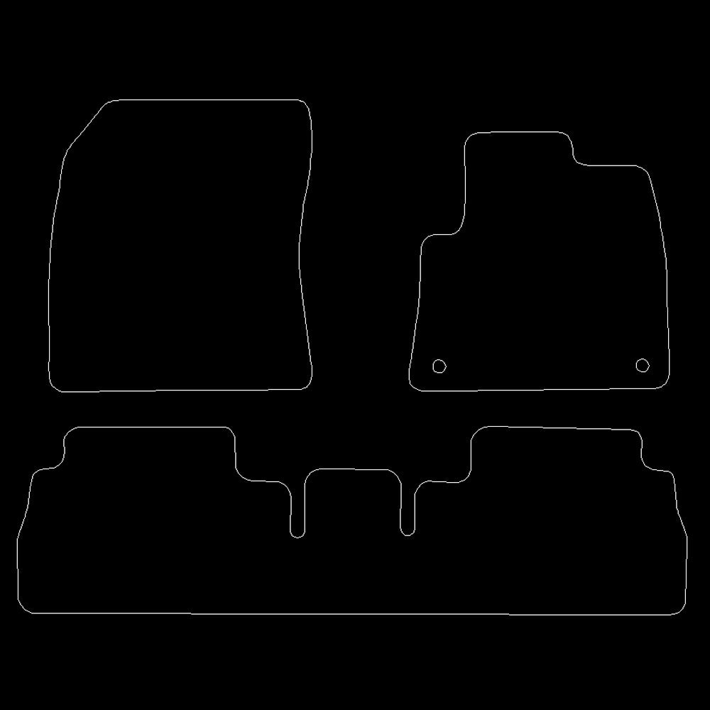 CitroenBerlingoMultispace2018toCurrentWithSecondRowFloorMats
