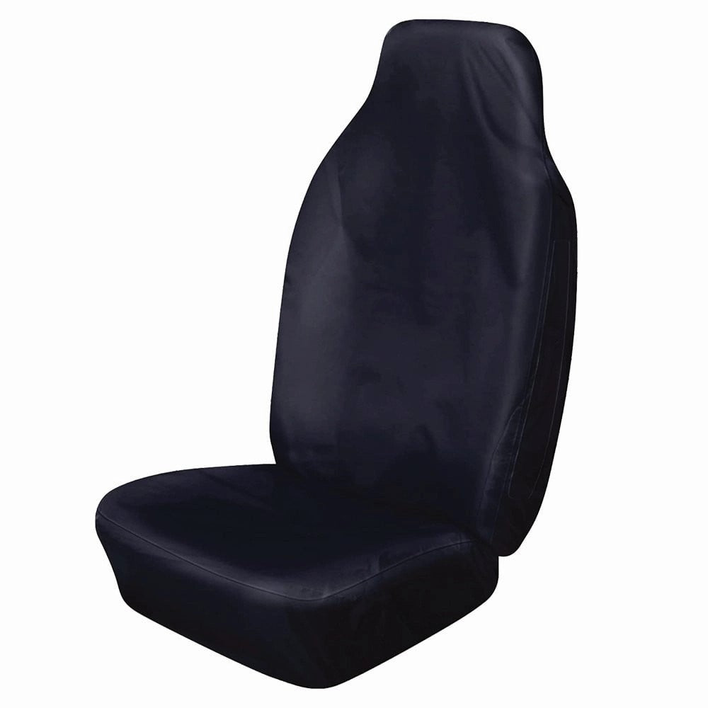 CosmosHiBackHeavyDutySingleFrontVanSeatCover-Black