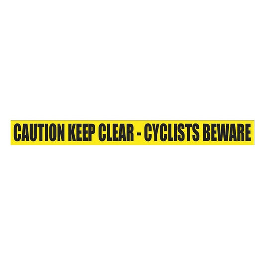 CyclistWarningSideRailSign-1200mmX100mm