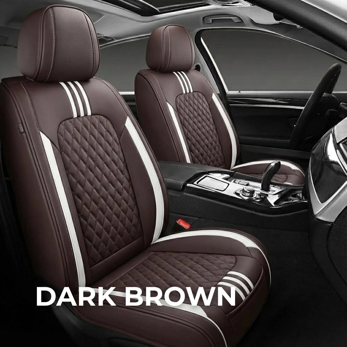 DARKBROWNCarSeatCovers