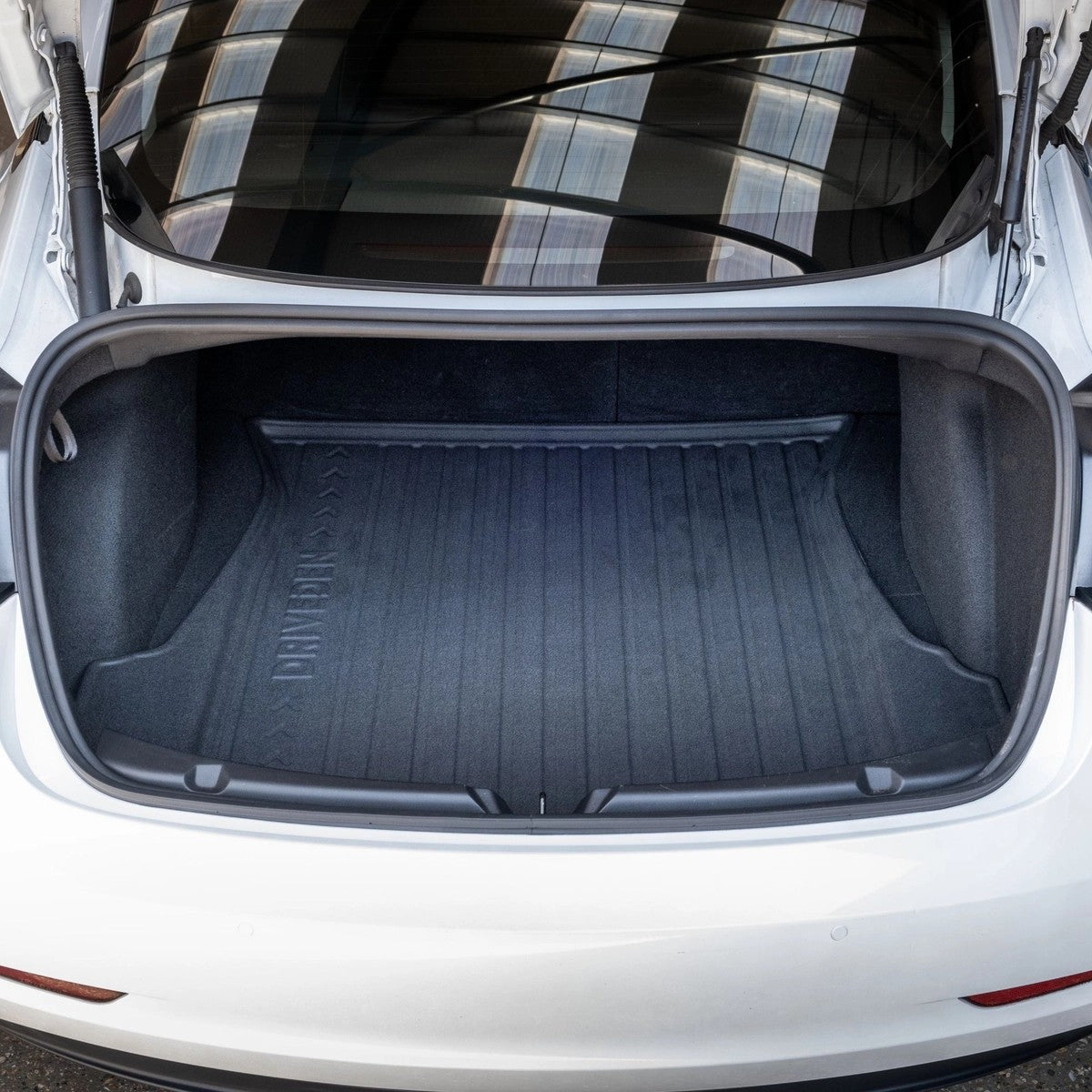 DriveDenCustom-FitRubberBootMattofitTeslaModel32019-2026(withLoweredBootFloor)