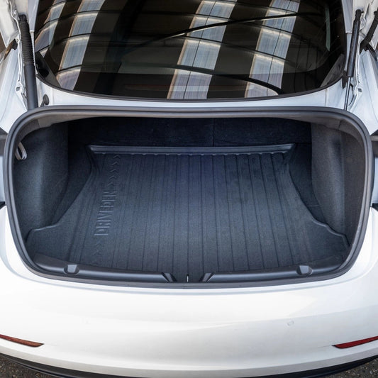 DriveDenCustom-FitRubberBootMattofitTeslaModel32019-2026(withLoweredBootFloor)