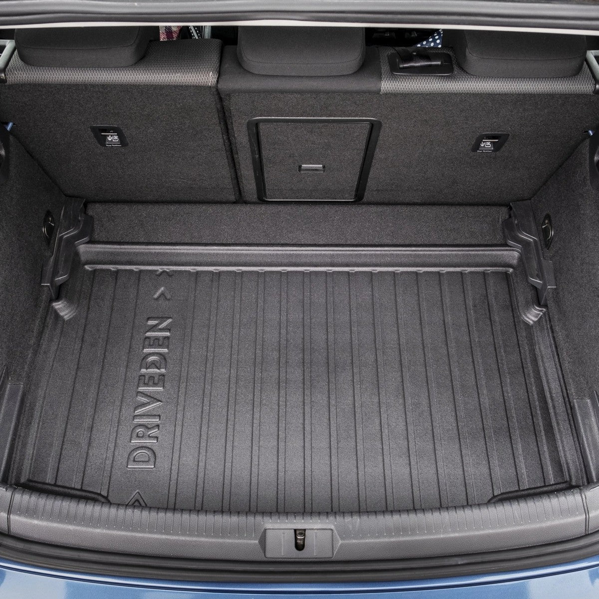 DriveDenCustom-FitRubberBootMattofitVolkswagenGolfHatchbackMk.72013-2020(withLoweredVariableHeightBootFloor)
