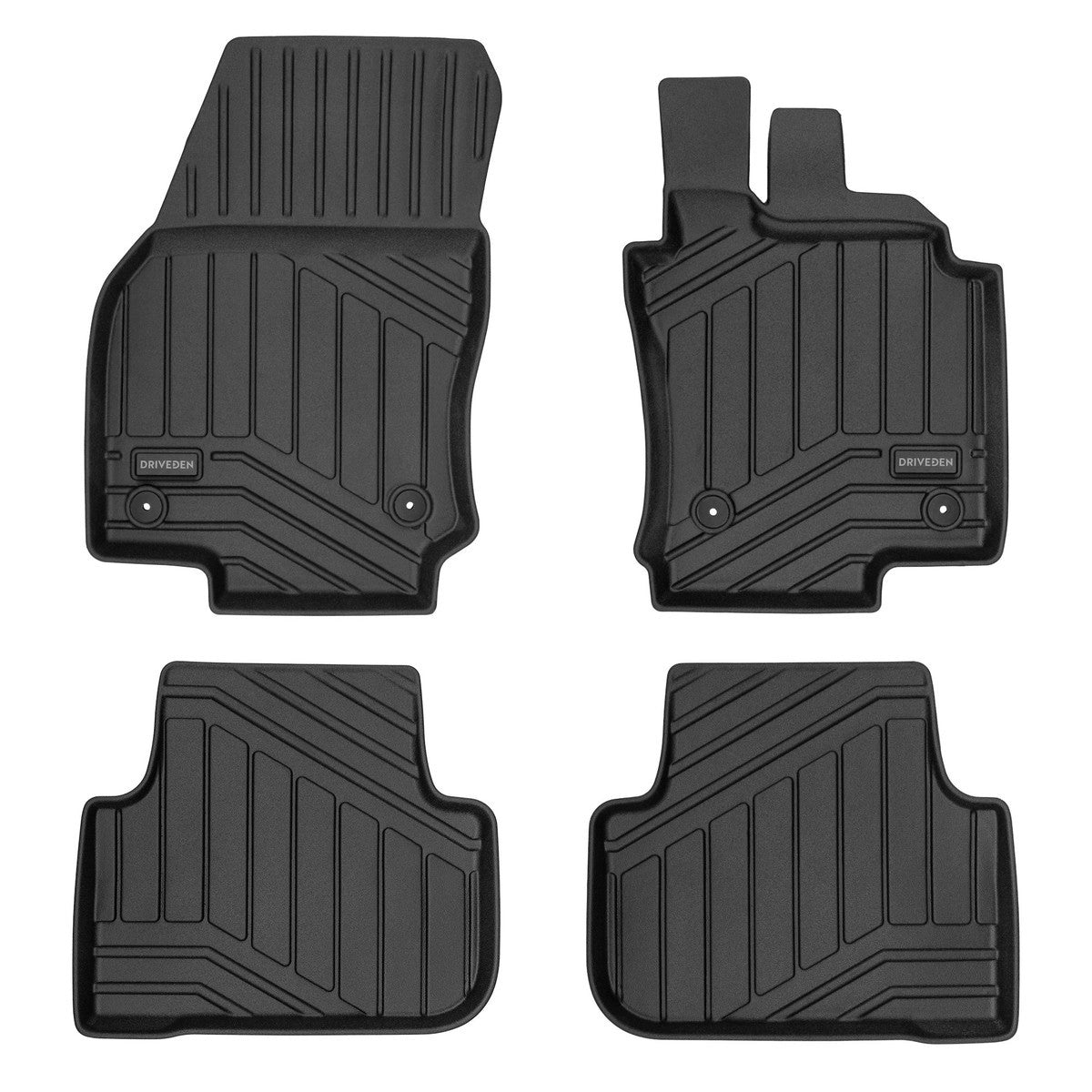 DriveDenCustom-FitRubberCarMatstofitVolkswagenTiguanMk.22016-2023