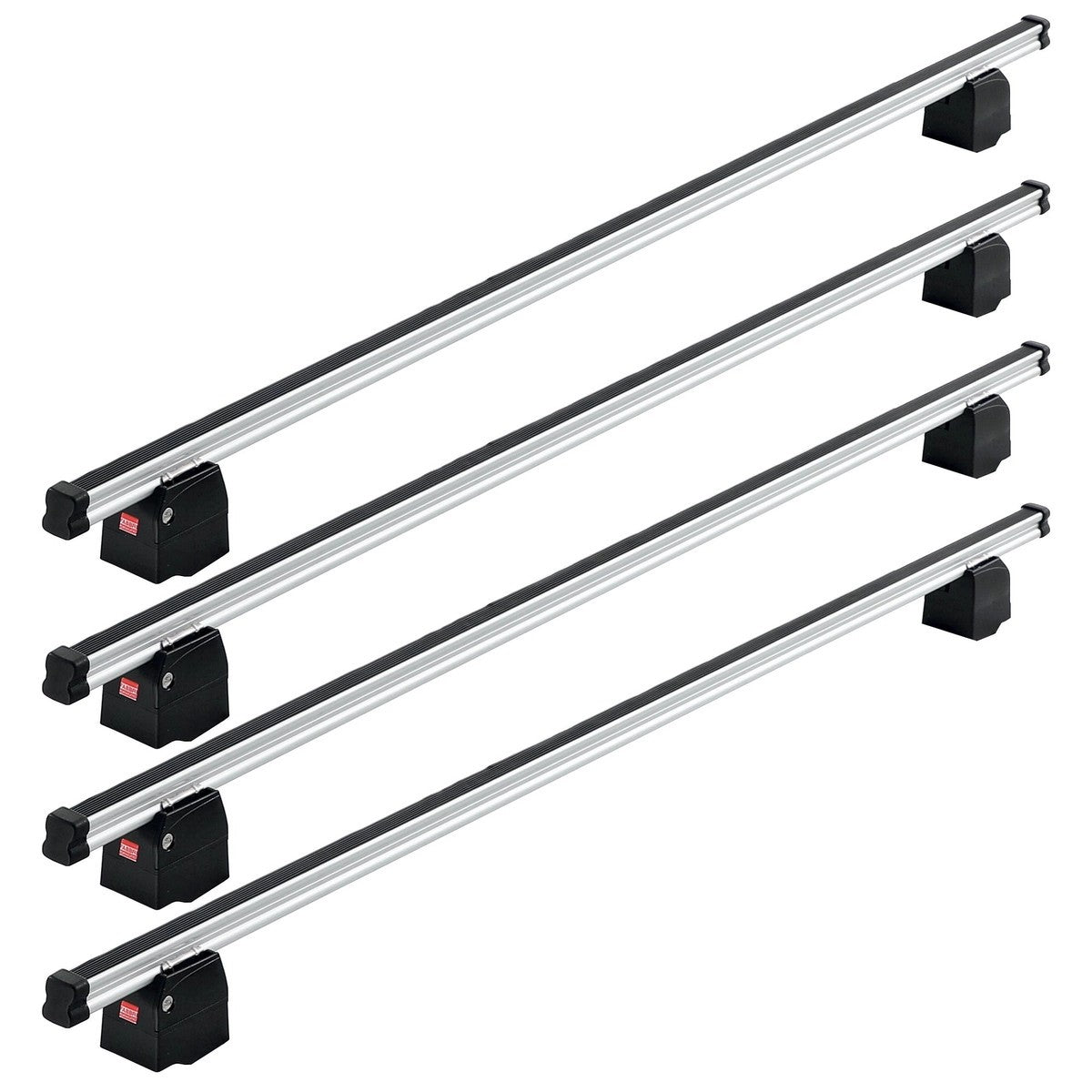 FabbriAluminium4BarRoofRackforVauxhallVivaro(LWB)L2(LowRoof)H12019-2025(200KgLoadLimit)