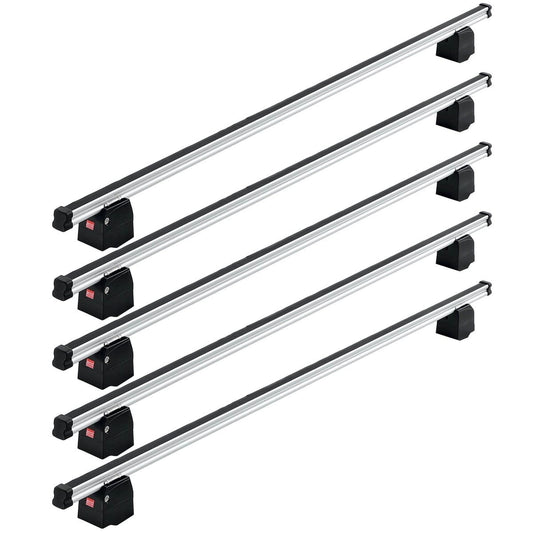 FabbriAluminium5BarRoofRackforPeugeotExpert(Standard)L22016-2025(250KgLoadLimit)