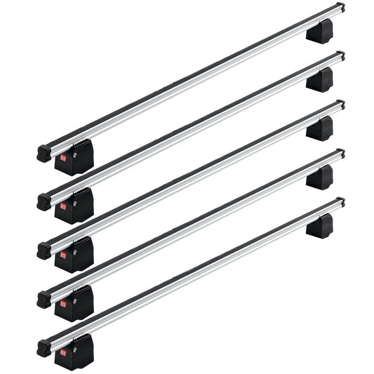 FabbriAluminium5BarRoofRackforPeugeotTraveller(Standard)L22016-2025(250KgLoadLimit)