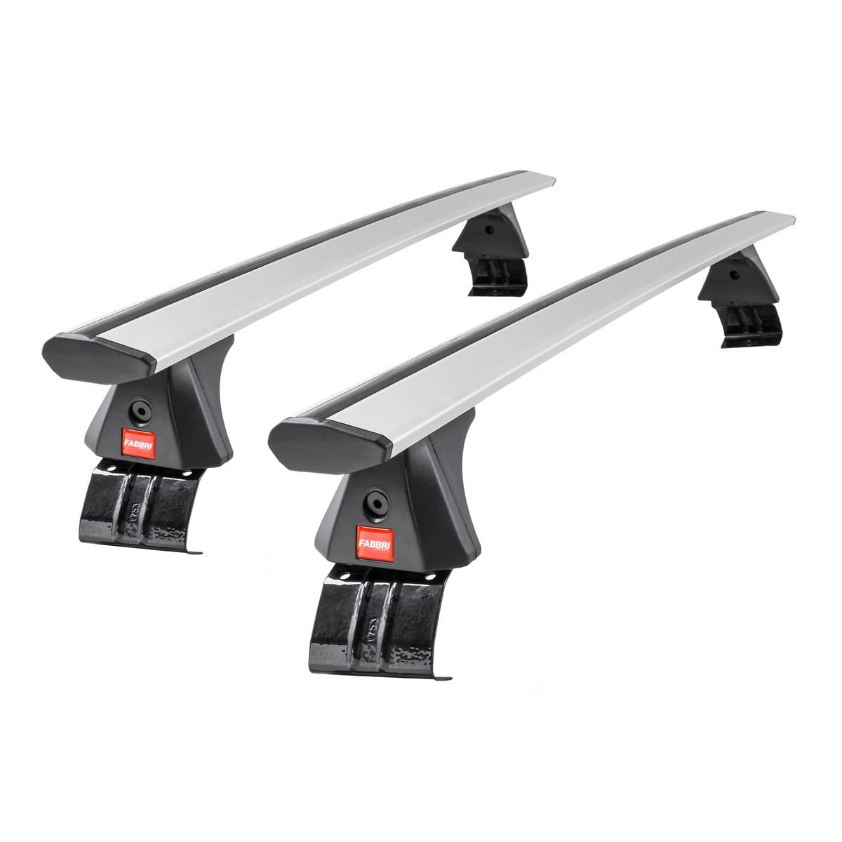 FabbriVivaSilverAluminiumRoofBarstofitAudiA3Saloon(8V)2013-2020(NoRoofRails)