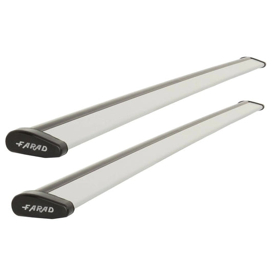 Farad100cmSilverAluminiumWingRoofBarsALU2100-Pair