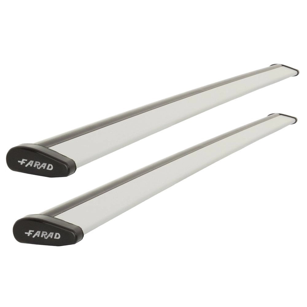 Farad120cmSilverAluminiumWingRoofBarsALU2120-Pair