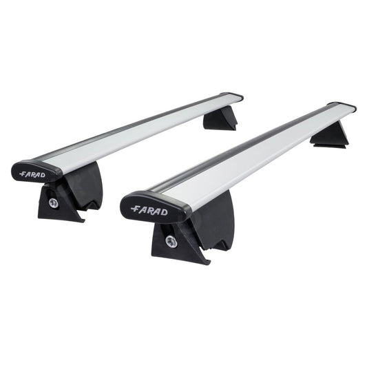 FaradHiloWingSilverAluminiumRoofBarstofitSkodaFabiaEstateMk.32015-2022(OpenRoofRails)