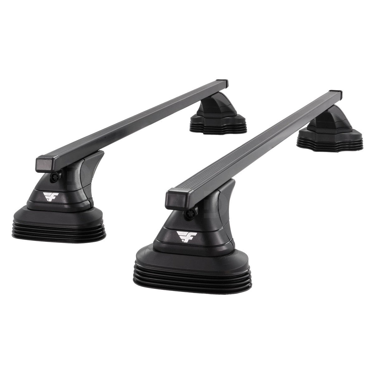 FaradProSquareSteelRoofBarstofitPeugeot207Hatchback2006-2012(FixedPointRoof)