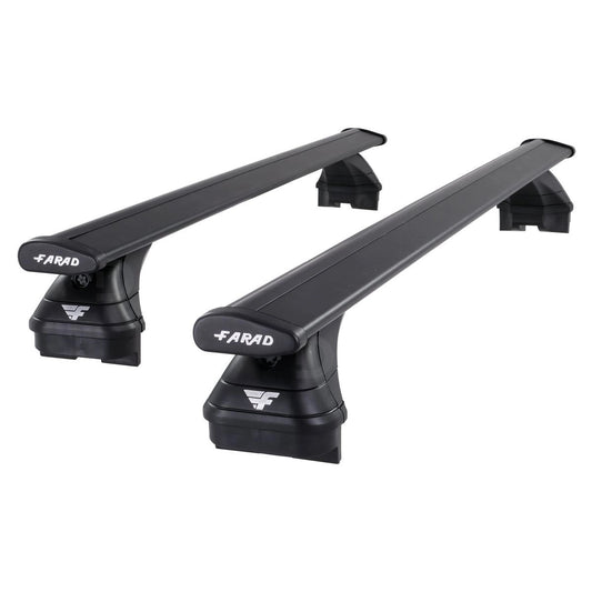 FaradProWingBlackAluminiumRoofBarstofitLexusNX2021-2026(ClosedRoofRailswithFixedPoints)