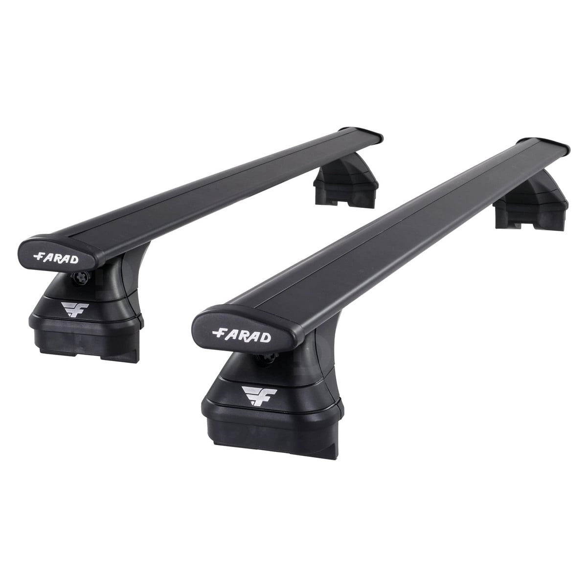 FaradProWingBlackAluminiumRoofBarstofitSuzukiAcross2020-2026(ClosedRoofRailswithFixedPoints)