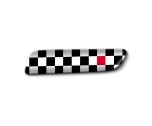 Fiat500BlackChequeredBadge-Pair