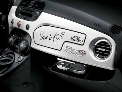 Fiat500WhiteBoard&PenSetforIvoryDashboard2008-2015