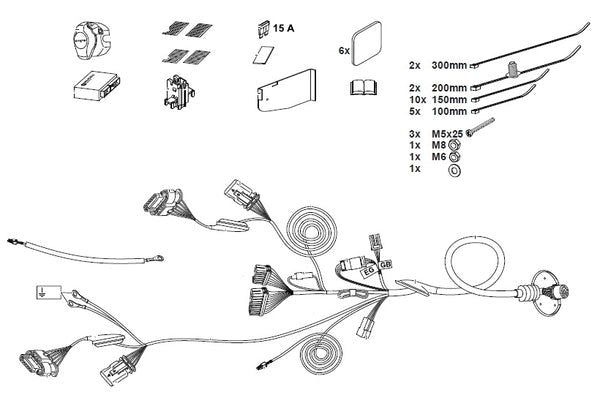 Fiat500XTowingConnectionWiringSystem13PIN