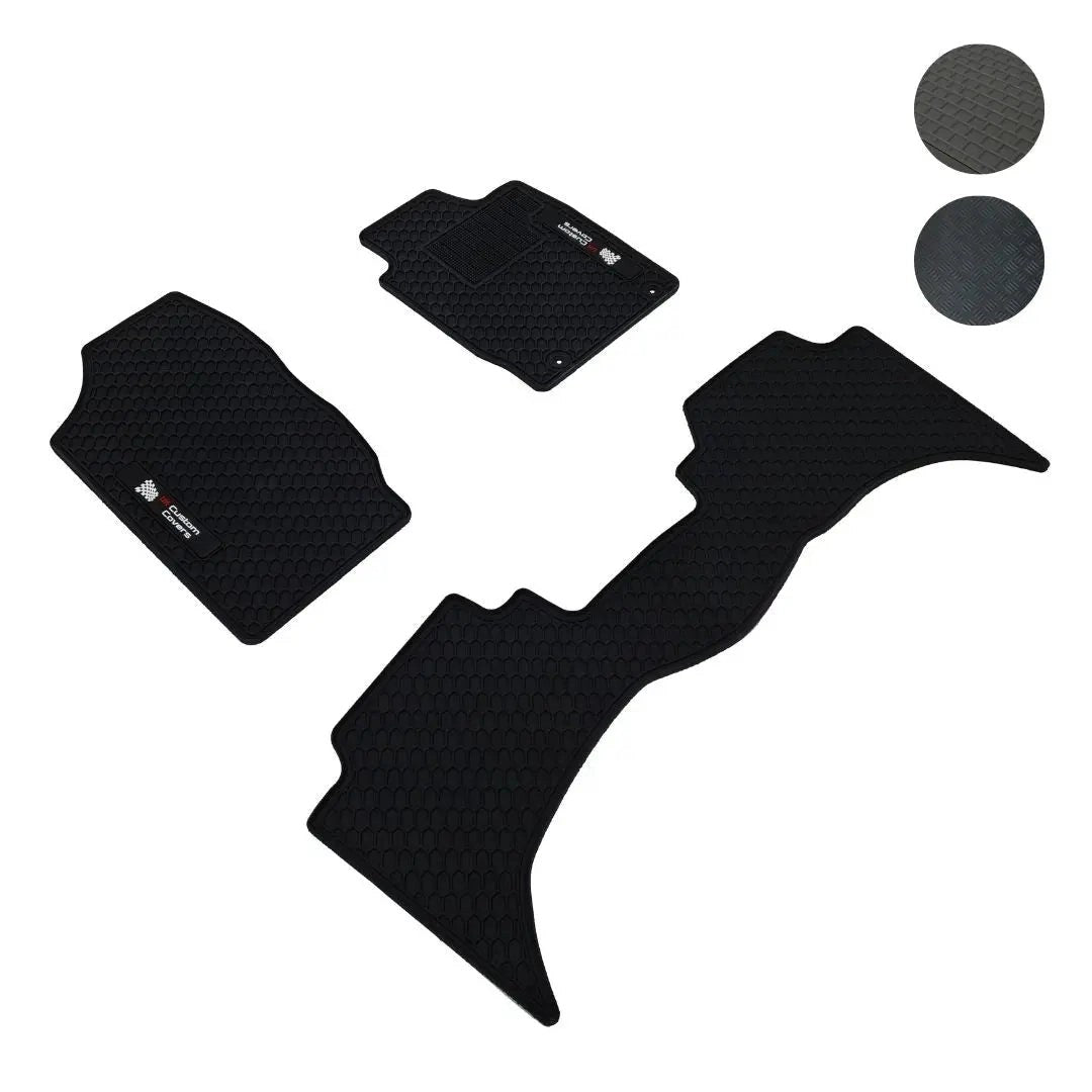 FiatFullbackRubberFloorMats(DoubleCab)(2017+)