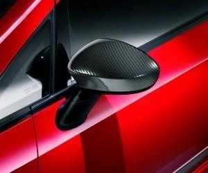 FiatPuntoMirrorCovers,CarbonLook