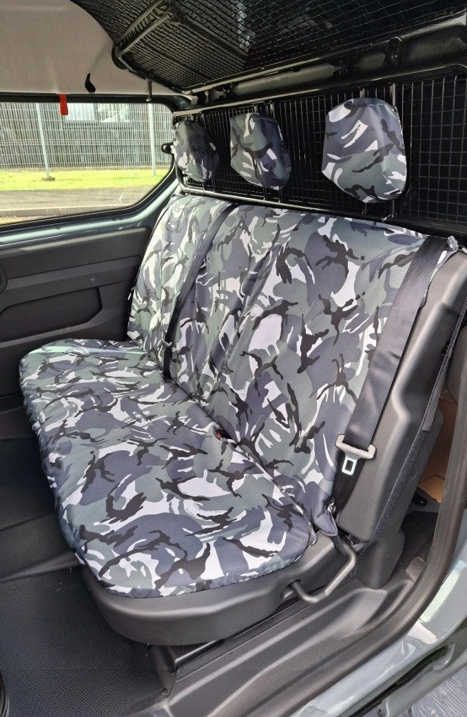 FitsMercedes-BenzCitan2023+RearTripleFoldingBulkheadSeatCovers