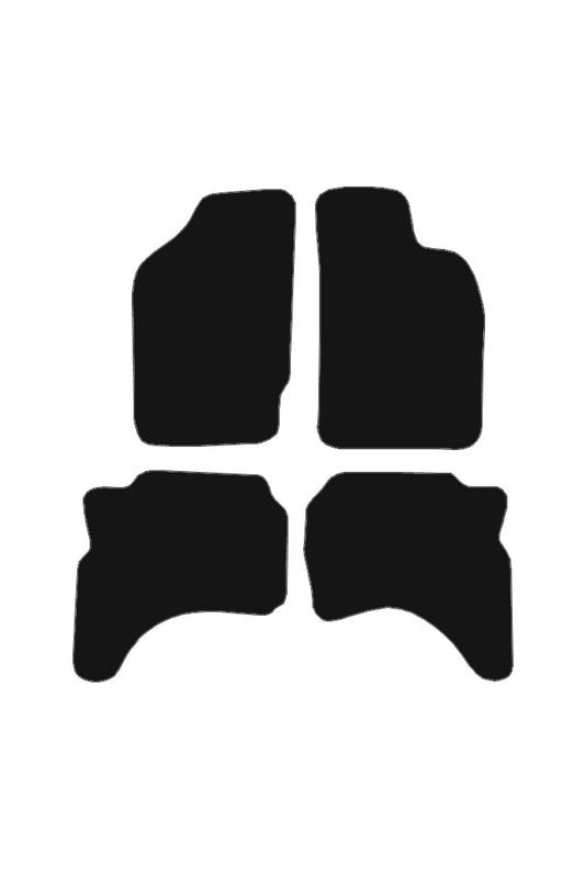 FitsMitsubishiL2001996-2006Front&RearRubberMats