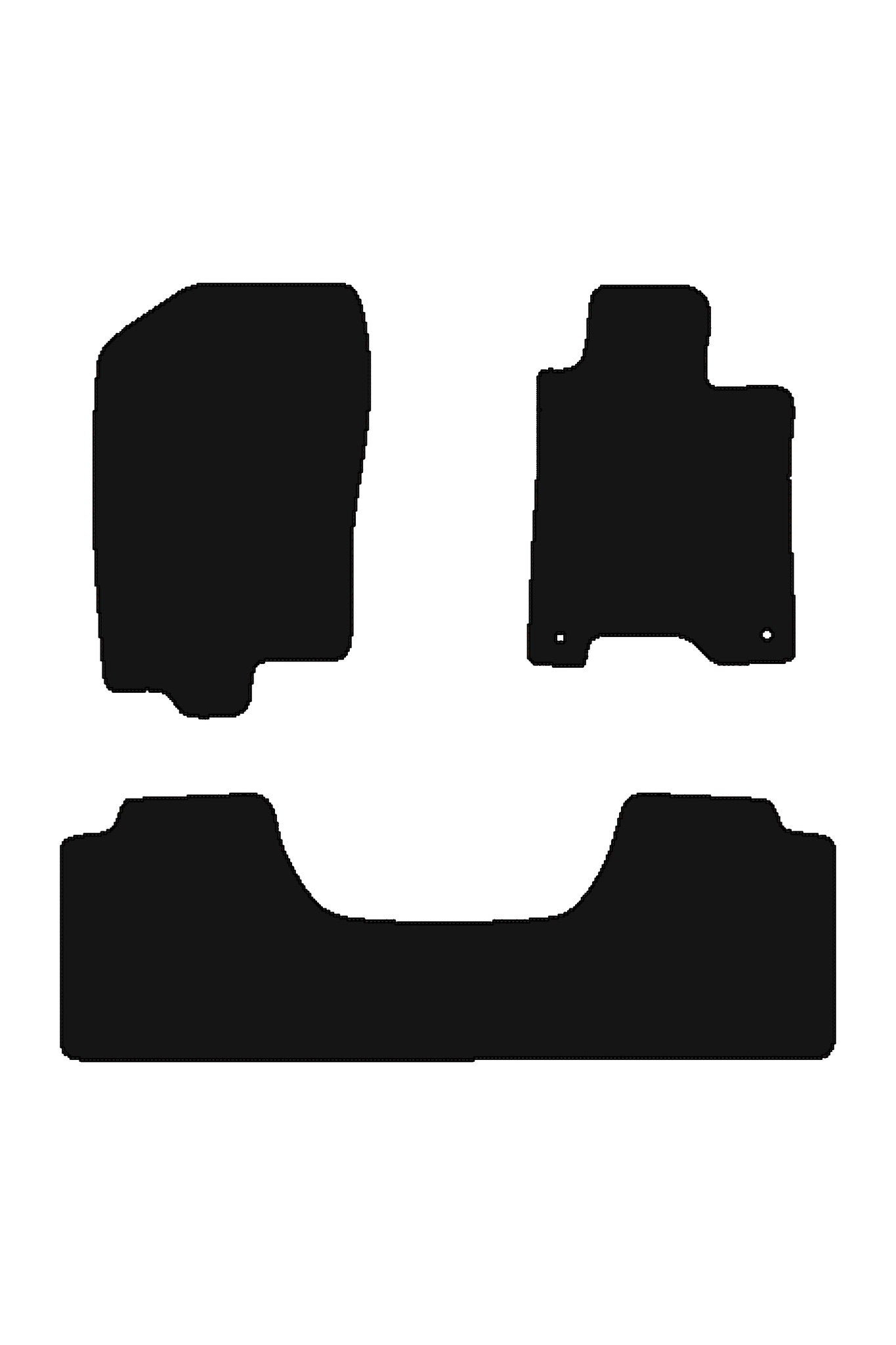 FitsNissanNavaraNP3002016+Front&RearRubberMats