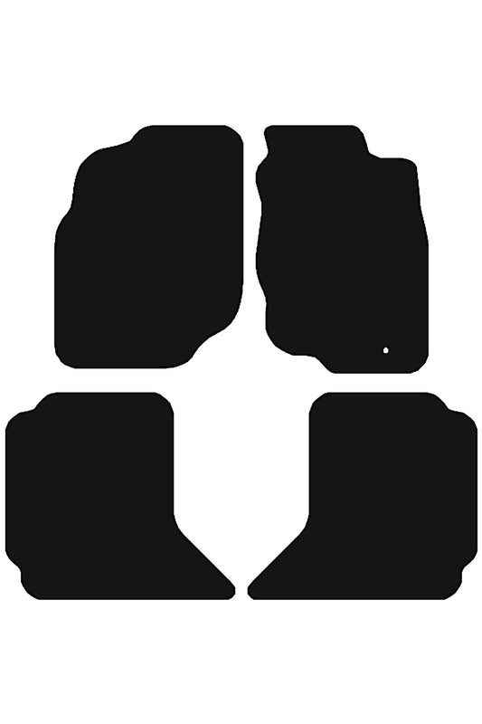 FitsToyotaHilux2005-2012Front&RearRubberMats