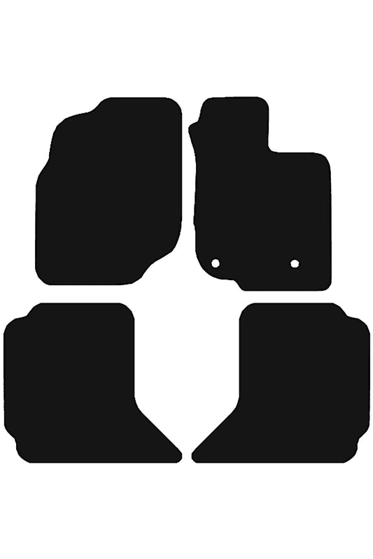 FitsToyotaHilux2012-2016Front&RearRubberMats