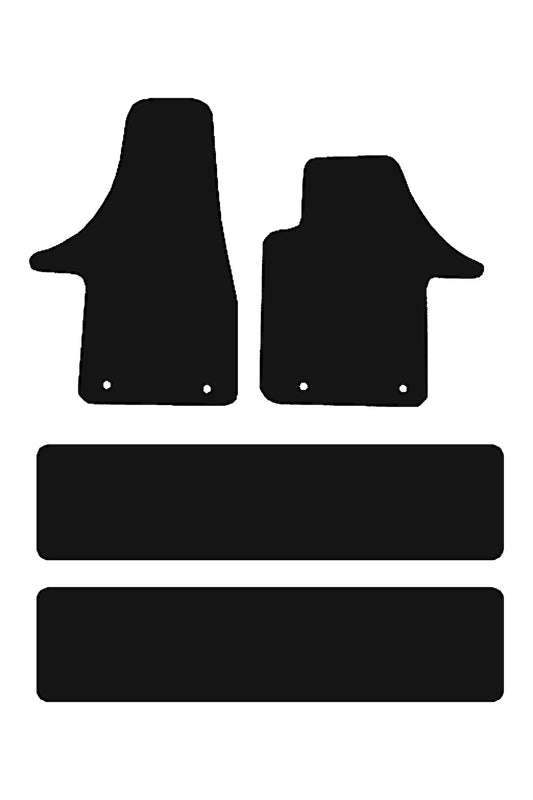 FitsVWVolkswagenCaravelle2003+RubberMats