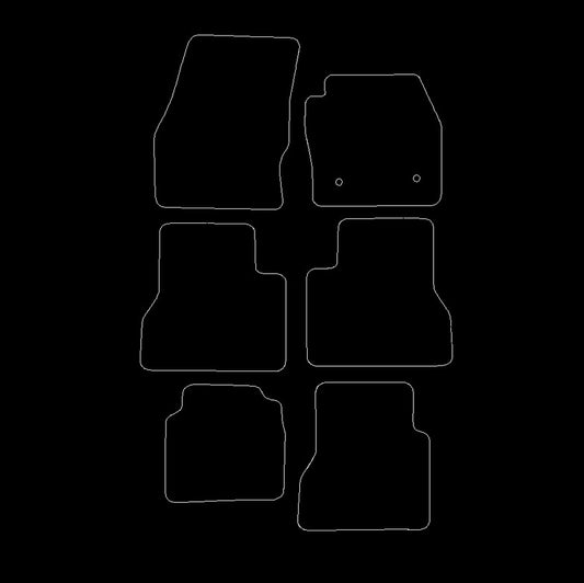 FordTourneoConnect2014to2018GrandMinibus6pcFloorMats