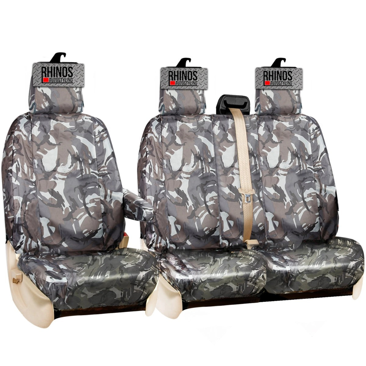 FORDTRANSITCUSTOM2013-2022-TAILOREDVANSEATCOVERSHEAVYDUTYGREYCAMOUFLAGESale