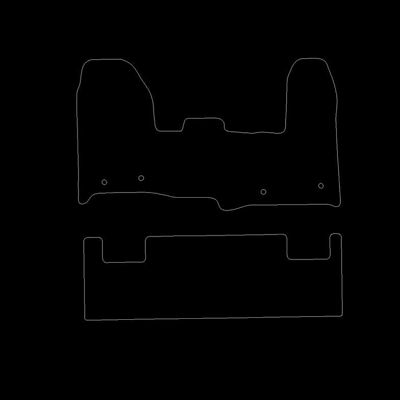 FordTransitCustom2018to2020AutomaticwithrearforTwinslidingdoor,cliplocationslopingandhigherneardriversdoorFloorMats