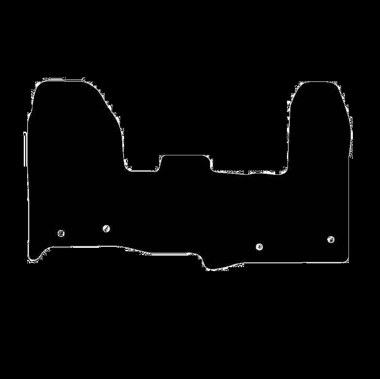 FordTransitCustom2020to2023Automatic1piecefrontonlyFloorMats