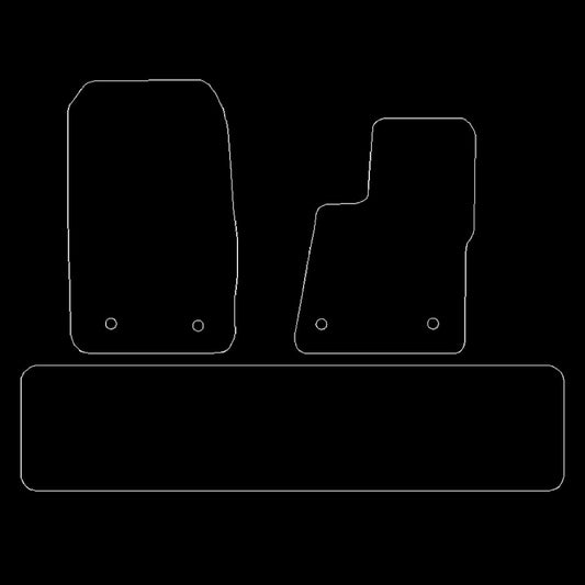 FordTransitCustom2020to2023CrewCabAutomaticVanFloorMats