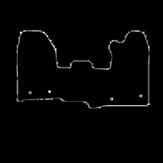 FordTransitCustom2021to2023Manual1piecefrontOnlyFloorMats