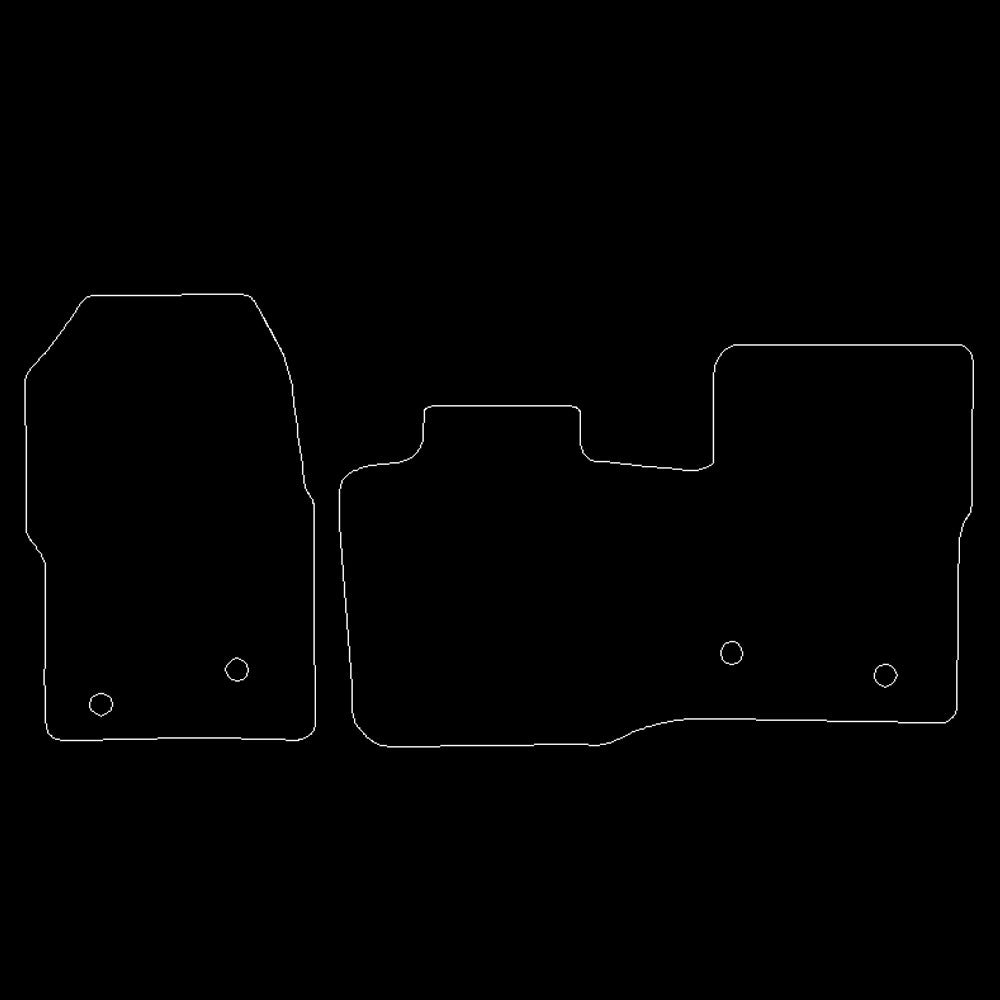 FordTransitCustom2021toCurrentTransitCustomManualsinglepassengerFloorMats