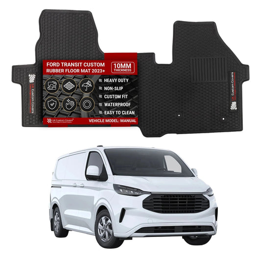 FordTransitCustomRubberFloorMats(Front)2023+