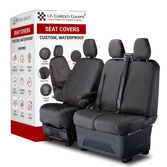 FordTransitCustomSeatCoversCotton-BackedPU