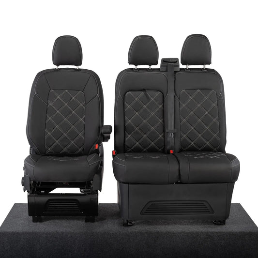 FordTransitCustomSeatCoversTailoredLeatherette(2023+)