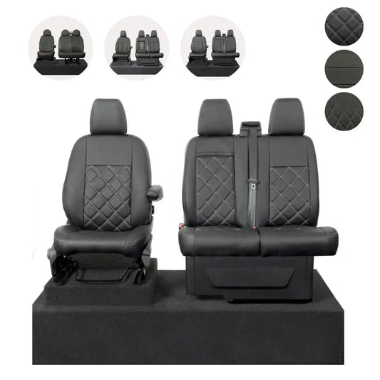 FordTransitVanSeatCoversTailoredLeatherette