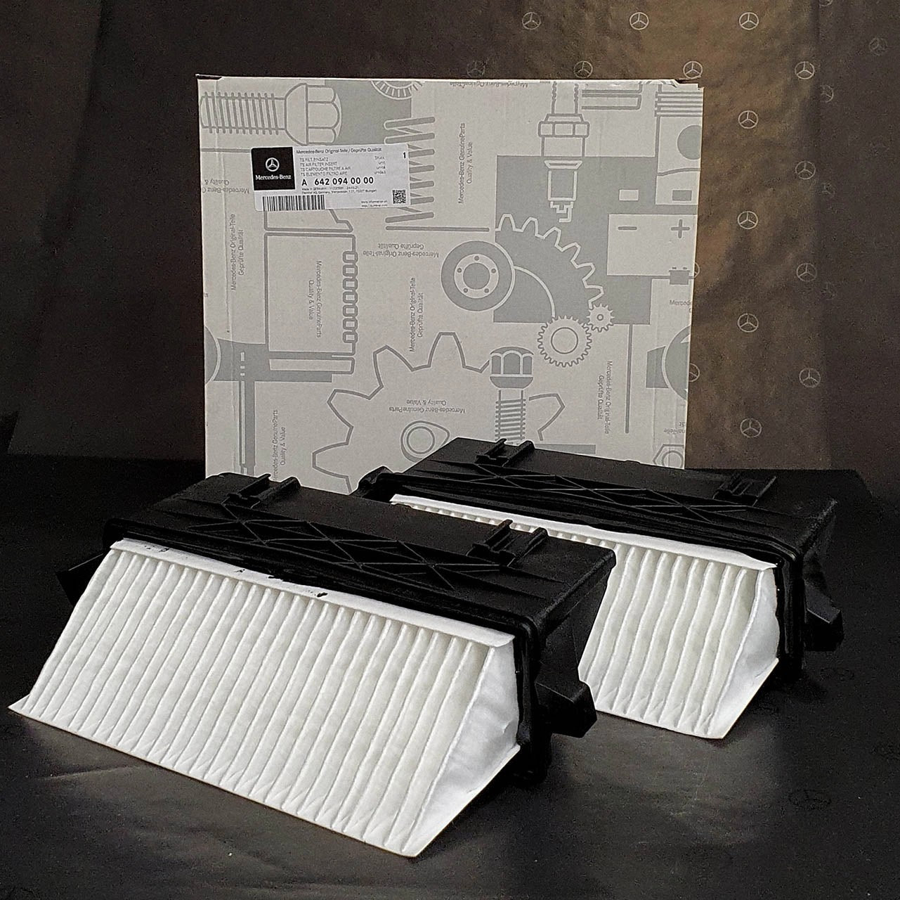 GenuineMercedes-BenzAirFilter2-Piece-Left/Right-OM642EngineNewerModels