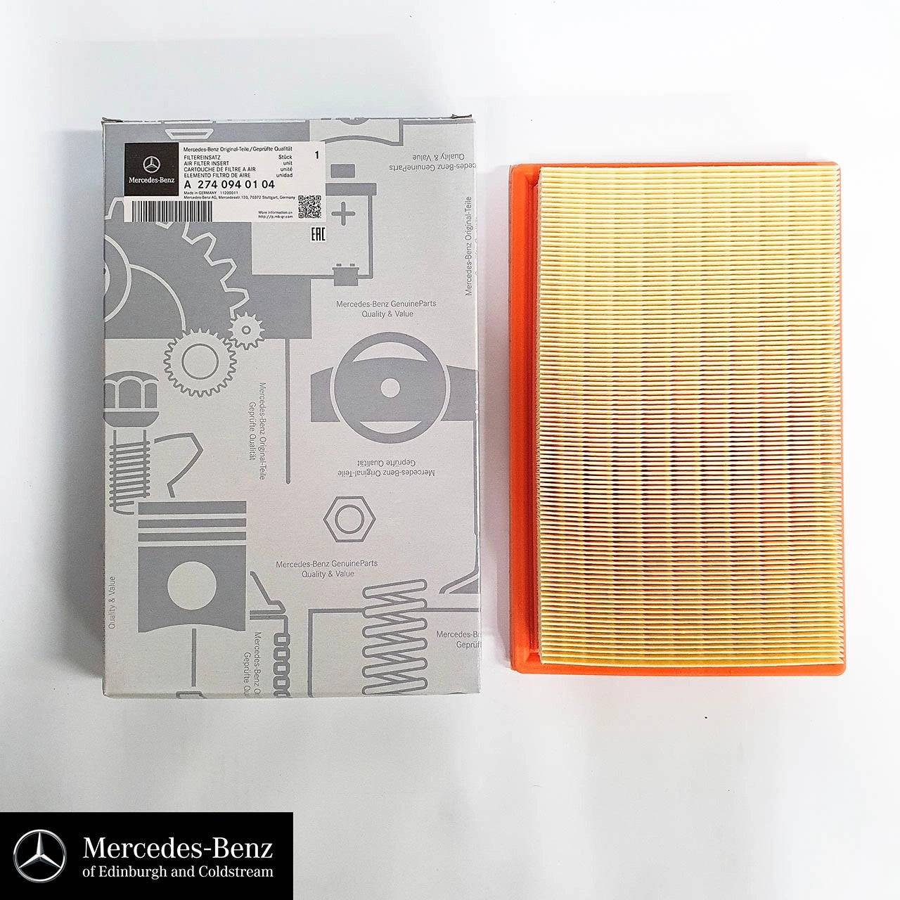 GenuineMercedes-BenzAirFilterA2740940104